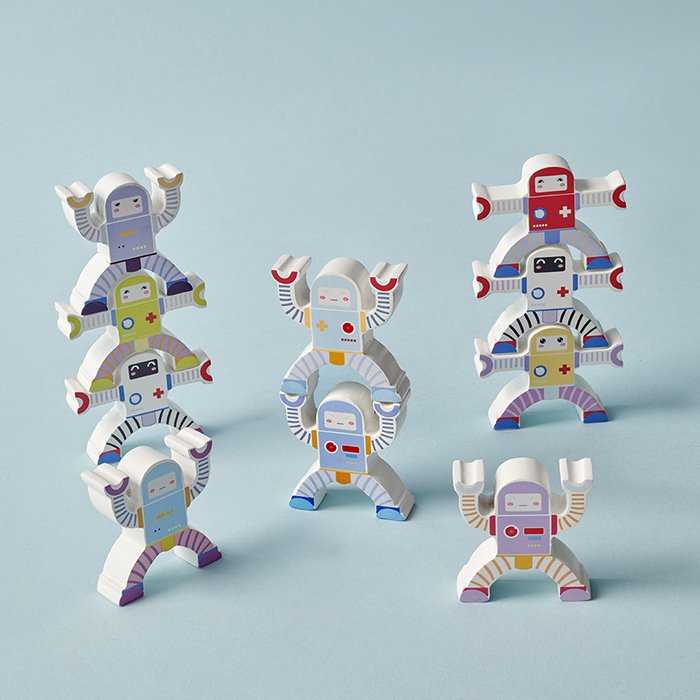 Robot Stacking Games Set of 10