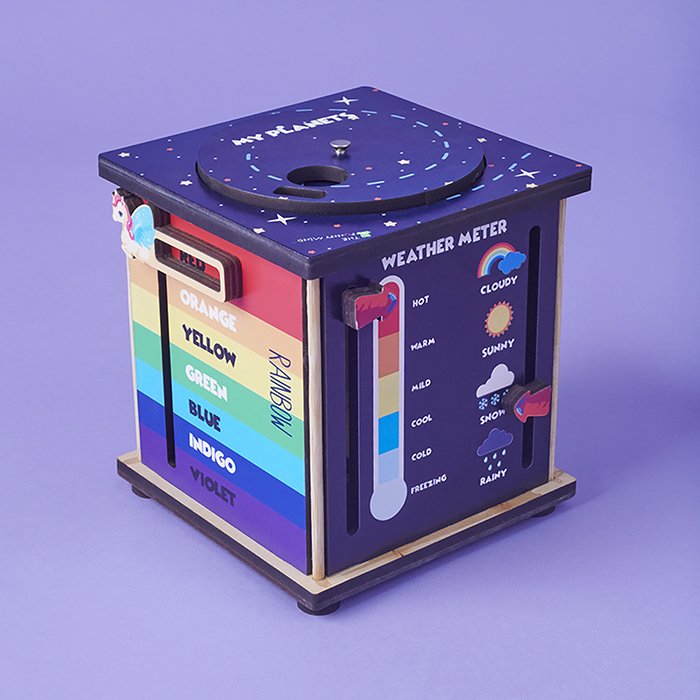6" Galaxy Activity Busy Cube