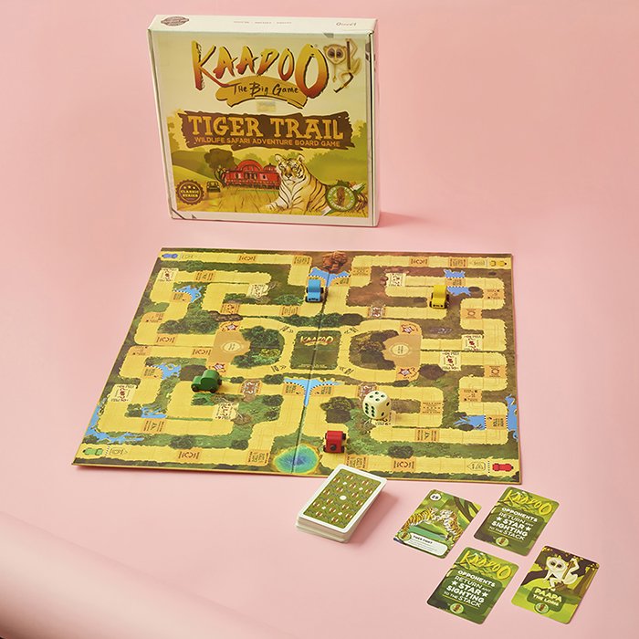 Tiger Trail-Jungle Safari Board game