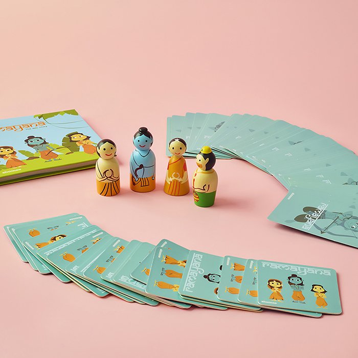 Ramayana combo - Peg dolls, memory cards and snap cards