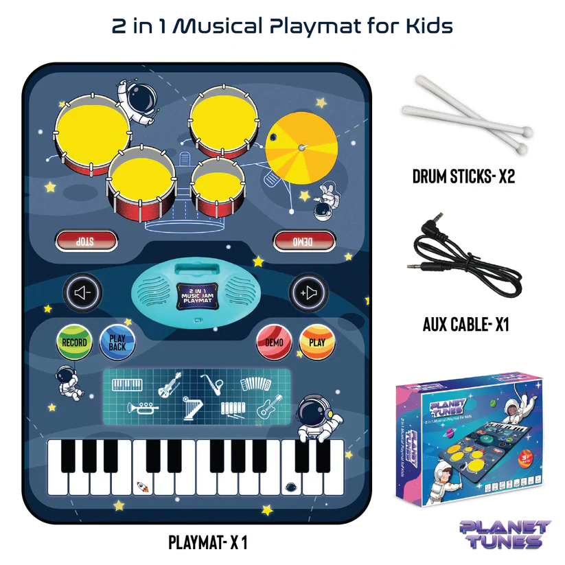Space Jam 2 in 1 Piano Playmat