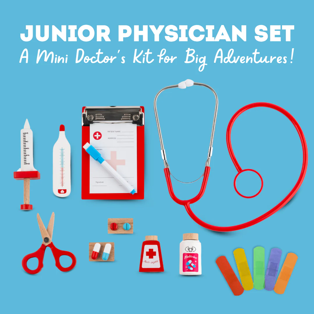 Premium Wooden Junior Physician Set