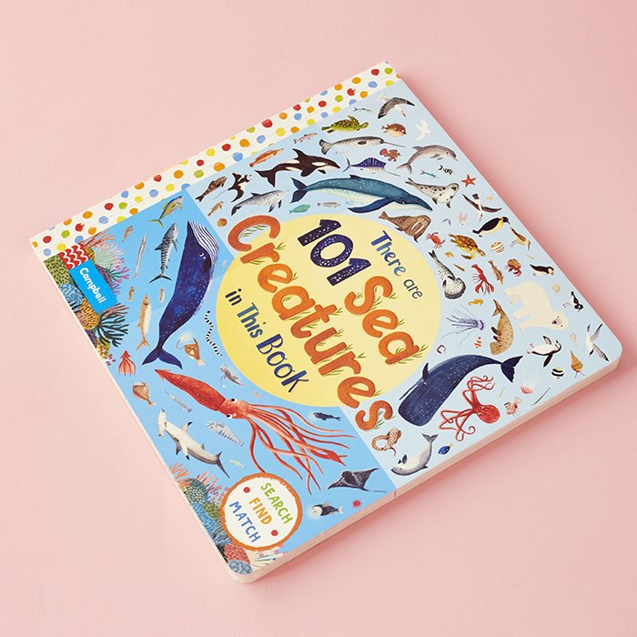 There are  101 Sea Creatures in this Book