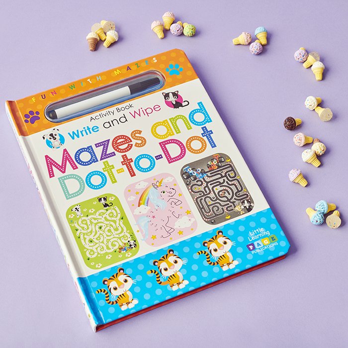Write and Wipe Mazes and Dot to Dot