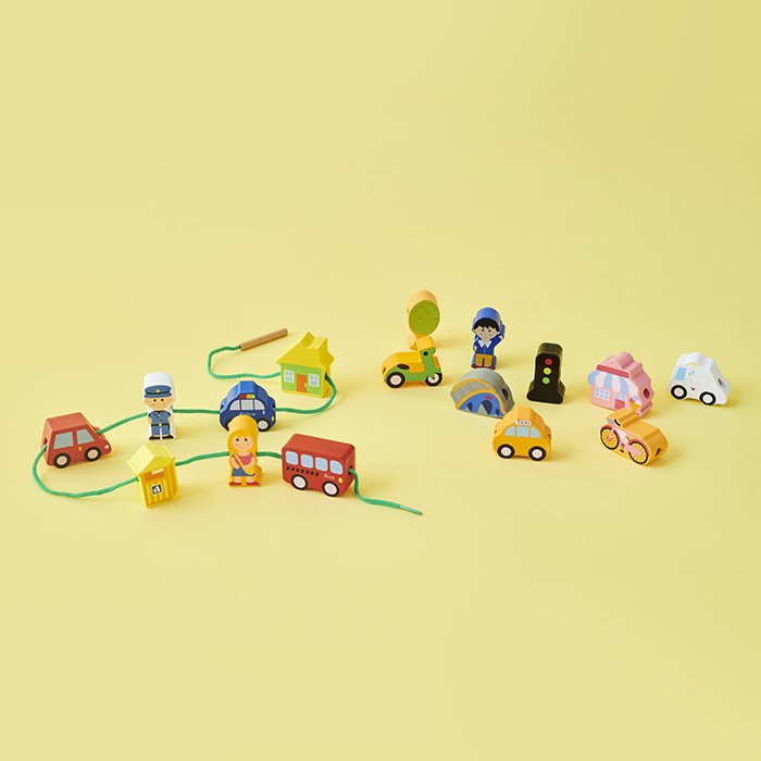 City Traffic Beaded Building Block