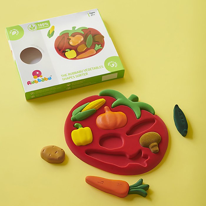 3D Shape Sorter Vegetables