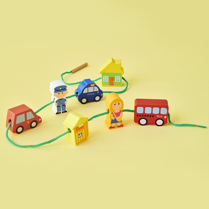 City Traffic Beaded Building Block