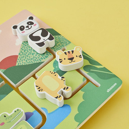Jungle Animal Maze for Toddlers