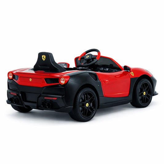 Sports Car Red with Black