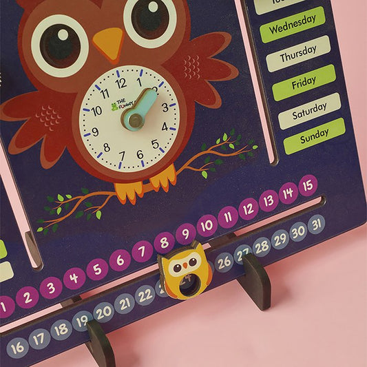 Owl Calendar Busy Board