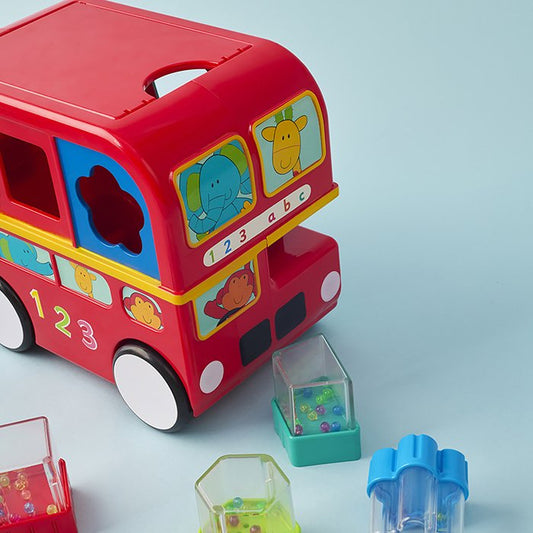 ELC Shape Sorting Bus-Red