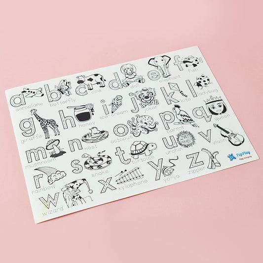 PepPlay Doodle Placemats – My First Educational Set