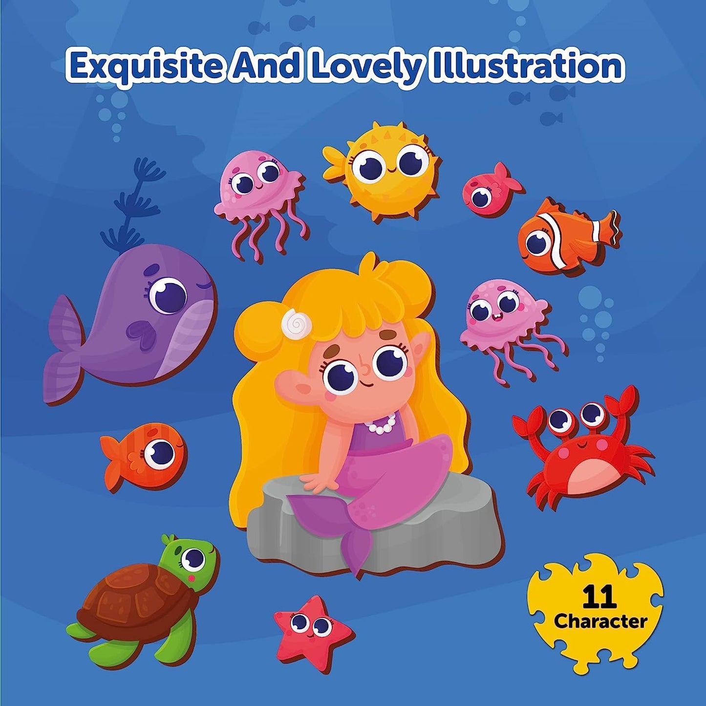 Mermaid Underwater - 41 pieces
