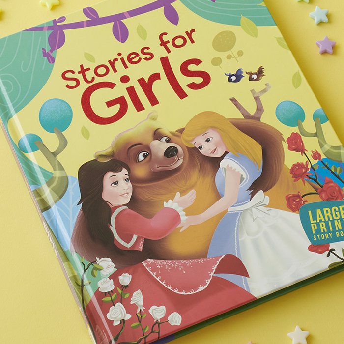 LARGE PRINT STORIES FOR GIRLS