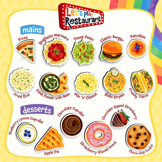Lets Play Restaurant Magnetic