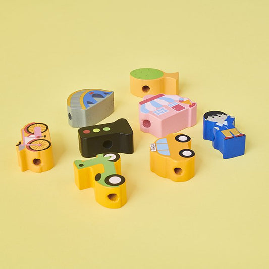 City Traffic Beaded Building Block
