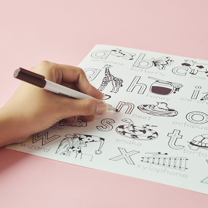 PepPlay Doodle Placemats – My First Educational Set