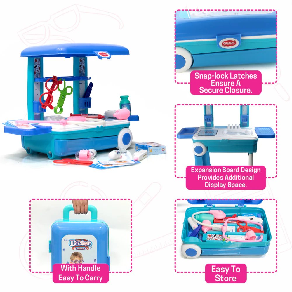 Doctor Set Trolley Big Premium