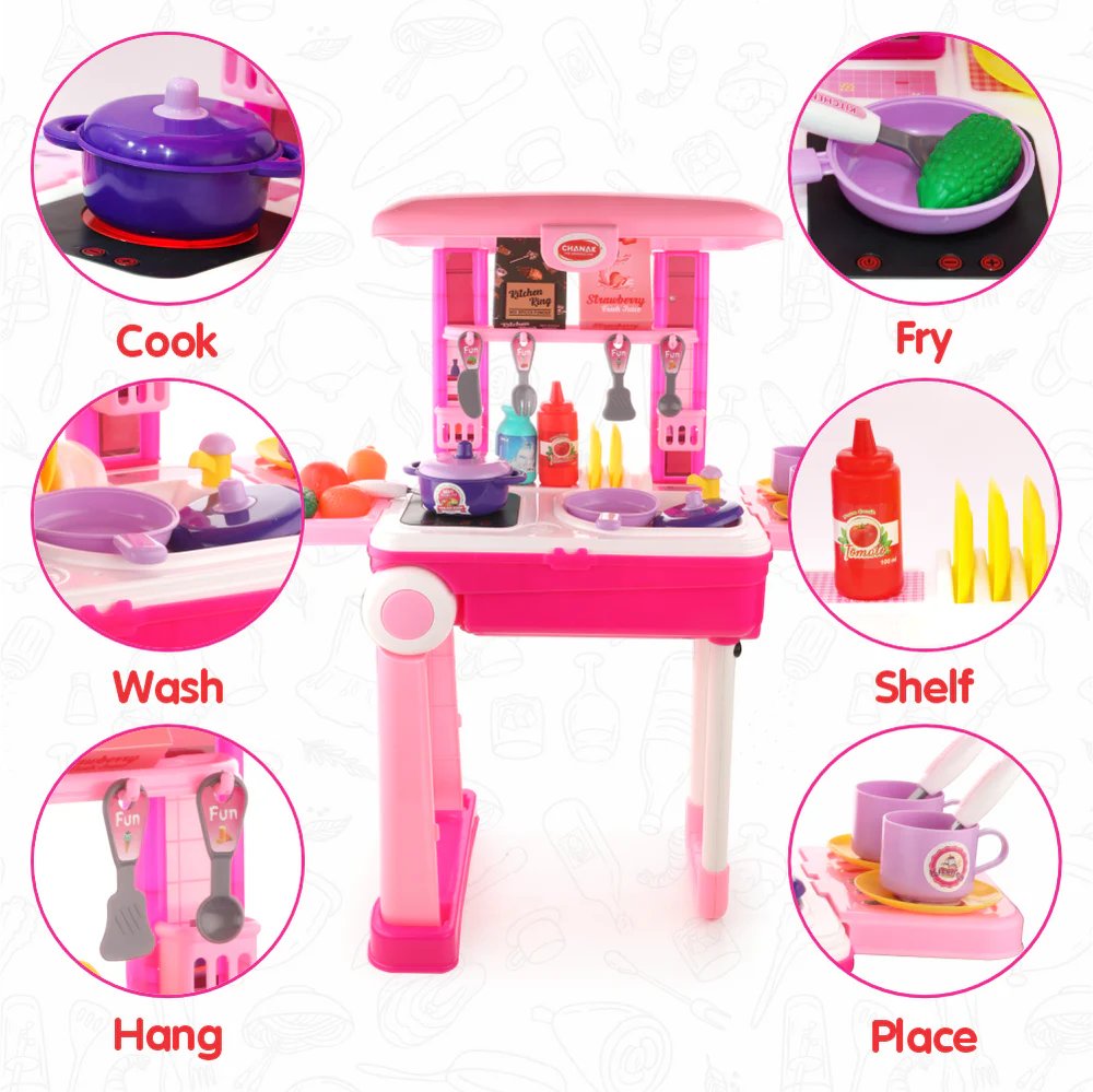 Big Kitchen Set Trolley