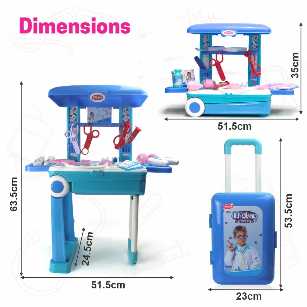 Doctor Set Trolley Big Premium