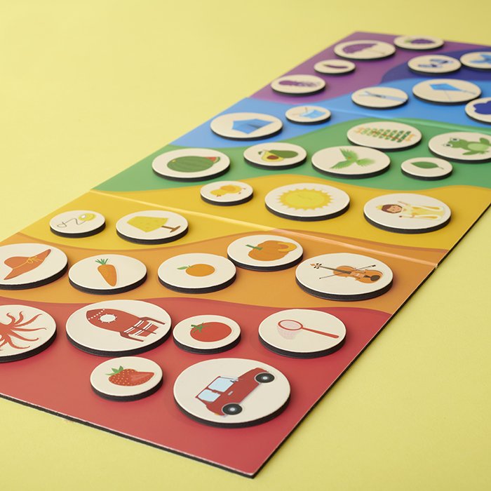 Magnetic Match-Alphabet Rainbow