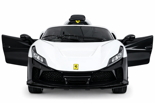 Sports Car White with Black