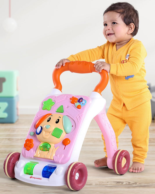 Puppy Push Walker with Music Light