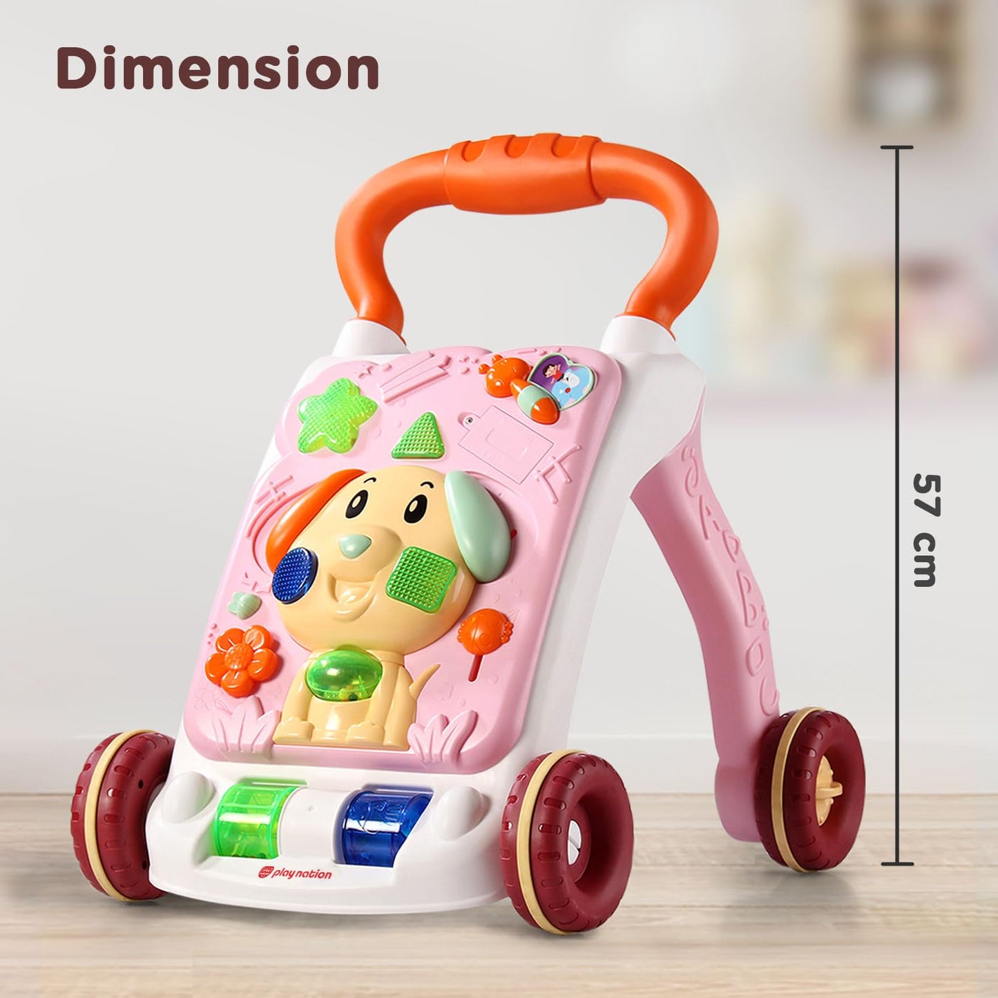 Puppy Push Walker with Music Light