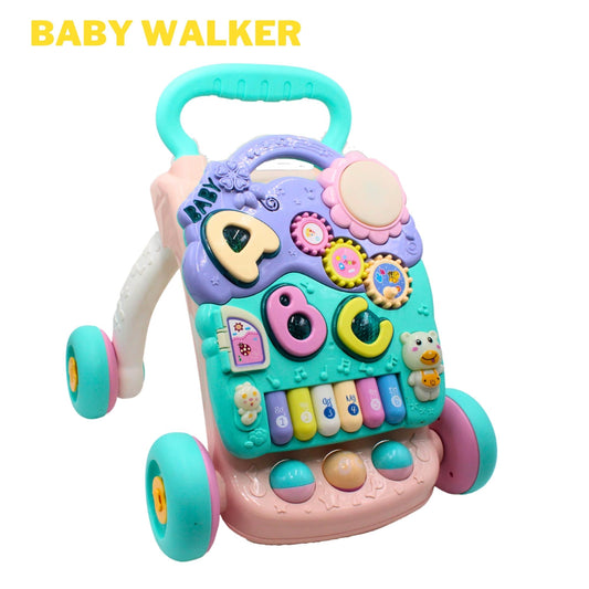 2 In 1 Baby Walker Toy Activity Piano