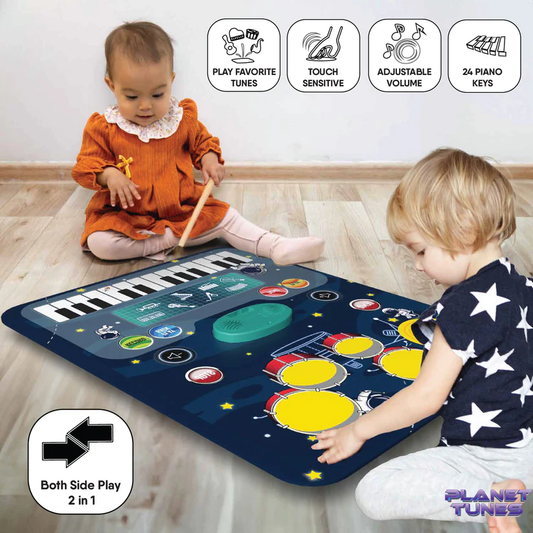 Space Jam 2 in 1 Piano Playmat