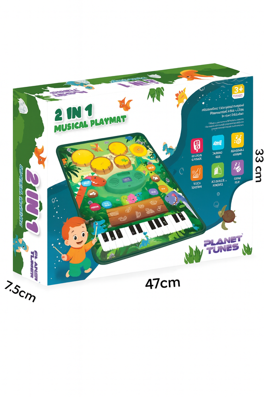 Jungle Jam 2 in 1 Piano Playmat