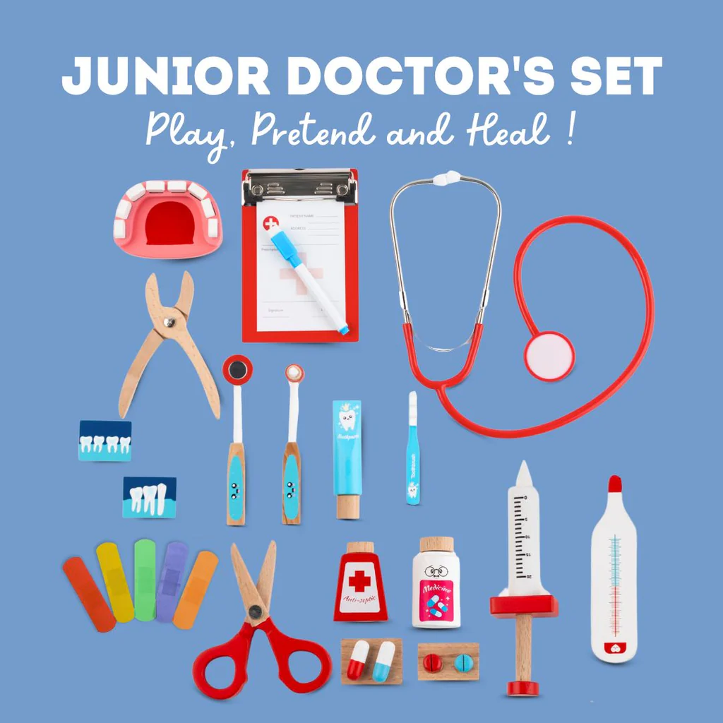 Premium Wooden Junior Doctor Set