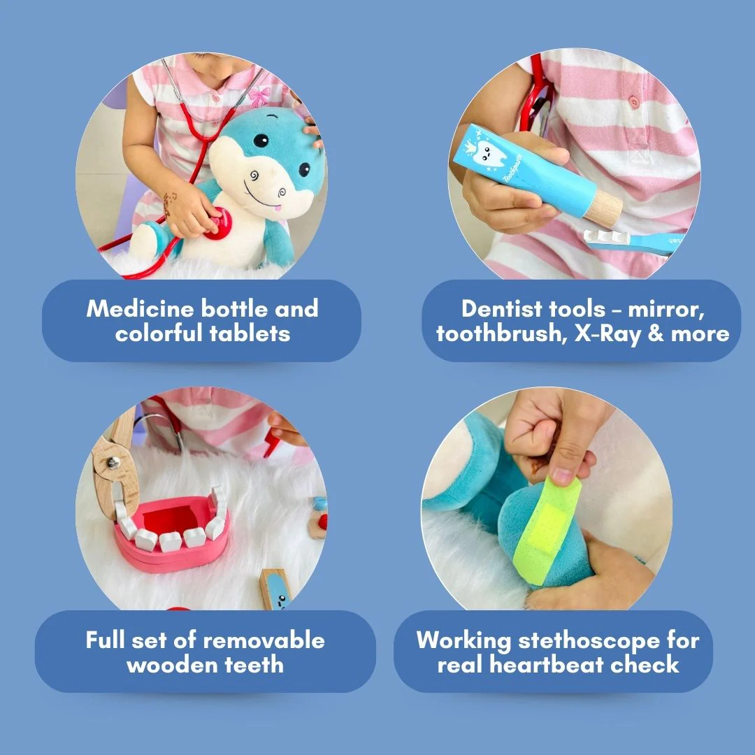 Premium Wooden Junior Doctor Set